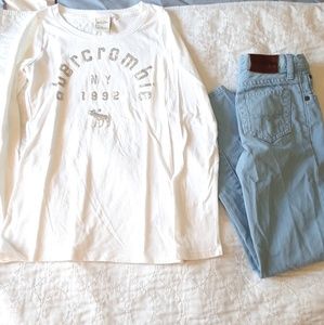NWOT MEDIUM 7 Polo ABERCROMBIE Girls Lot